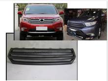 Matt black resin Front Upper Center Grille Grill Trims Fit for TOYOTA Highlander 2012-2013 1pcs 2024 - buy cheap