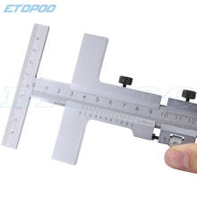 0-160mm DIN862 Measuring Guage Marking Vernier Caliper Scraper Bridge Tool 0.05mm with fine-adjustment Vernier Caliper Steel 2024 - buy cheap