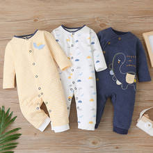 3 PCS/lot Newborn Spring Autumn Baby Rompers Outfits Long Sleeve Cotton Baby Junmpsuit 0-18M Infant Cartoon ropa bebe Boy Girl C 2024 - buy cheap