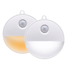 Motion sensor de luz da noite LEVOU energia da bateria gabinete wardrobe luz humano indução corredor quarto banheiro lâmpada da noite