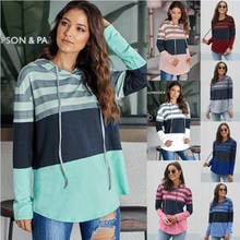 2020 Autumn Winter Faddish Oversized Hoodies For Women Long Sleeve Plaid Hooded Pullover Hoodie Feminine Casual Women Sweatshirt 2024 - buy cheap