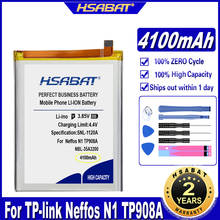 Hsabat NBL-35A3200 4100mah bateria para tp-link neffos n1 tp908a recarregável li-baterias de polímero 2024 - compre barato
