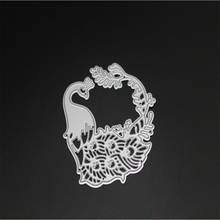 Peacock Frame Cutting Dies Animal Bird Metal Cut Die Mold Card Scrapbook Embossing Paper Craft Knife Mould Blade Punch Stencils 2024 - buy cheap