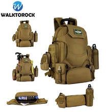 Mochila tática de 40l 2 em 1, bolsa militar de cintura, mochila do exército, bolsa esportiva masculina, acampamento, caminhadas, escalada 2024 - compre barato