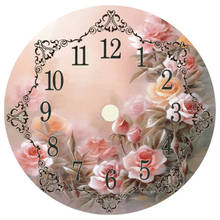 Dpsprue-Kit de pintura de diamantes 5D con reloj, punto de cruz, bordado de diamantes redondos y cuadrados, mosaico, regalo de flores rosas 2024 - compra barato