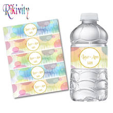 20 Pcs/lot Custom Rainbow Water Bottle Labels Candy Bar Wrapper Wedding Baby Shower Birthday Hen Party Decoration Favor Sticker 2024 - buy cheap
