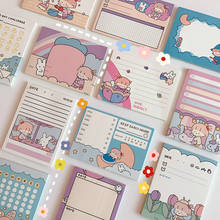 Cute Cartoon 50 Sheets Memo Pad Note Paper Creative to Do List Daily Weekly Planner Notepad Papeleria School Stationery Supplies 2024 - buy cheap