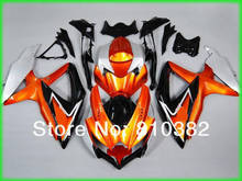 Injection mold Fairing kit for GSXR600 750 08 09 GSXR600 GSXR750 GSX-R600 750 K8 2008 2009 orange ABS Fairings set YZ19 2024 - buy cheap