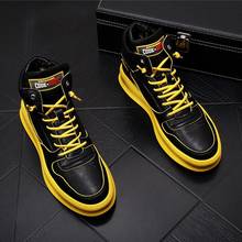 ERRFC New Arrival Mens Casual Comfort Shoes High Top Round Toe Breathable Trending Leisure Shoes Platform Hip Hop Shoe 38-43 2024 - buy cheap