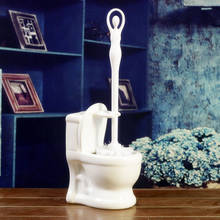 Новый год креативная керамическая основа держатель для туалетной щетки набор для ванной комнаты украшение свадебные подарки Бесплатная доставка 2024 - купить недорого