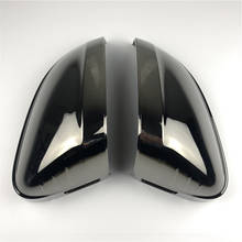 Fit For Audi A4 A5 B9 Allroad Quattro S4 S5 2017-2018 Car Side Wing Mirror Caps Mirror Covers Tungsten Steel Black Material
