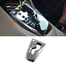 For Toyota Vios/Yaris sedan 2014 to 2016 Car Styling Accessories ABS Chrome Car gear shift knob frame panel Cover Trim Stickers 2024 - buy cheap