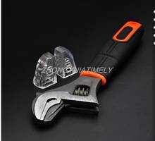 Adjustable wrench, large opening multi-purpose wrench, pipe wrench dual-use live wrench, hardware tools 2024 - buy cheap