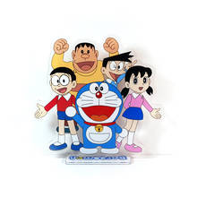 Doraemon Nobi Шизука Такеши Suneo GM фигурка на акриловой подставке модель пластина Держатель торт Топпер аниме 2024 - купить недорого