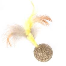 Legendog 1pc Funny Cat Ball Toy Rattan Bell Decor Fake Feather Cat Play Toy Cat Interactive Catnip Toy Pet Supplies Cat Favors 2024 - buy cheap