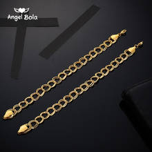 Cuba GP Chain & Link Bracelet Arab Jewelry Gifts Never Faded,Men Chain Bracelets Gold Color and Copper Bangles for Women 2024 - buy cheap