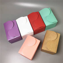 200Pcs 9x6x6cm Handmade Gifts Paper Box, DIY Wedding Favor Packaging Gift Boxes, 6 Colors Paper Candy Box 2024 - buy cheap