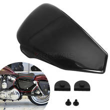 Motorcycle Black Left Side Battery Fairing Cover For Harley Sportster Nightster XL Iron 883 1200 48 72 2004-2013 2012 2011 2010 2024 - buy cheap