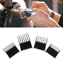 Pente universal de cortador de cabelo, 4 unidades, barbeiro, substituição guia de corte pente profissional 2024 - compre barato