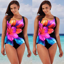 Hirigin Sexy One Piece Swimsuit Plus Size Women Floral Push-Up Bandage Monokini Bathing Suit Beachwear Sport Bodysuit Swimwear 2024 - buy cheap