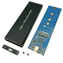 NVMe PCIE USB 3,1 HDD корпус M.2 к USB SSD корпус для жесткого диска Type C 3,1 M Соединитель в форме ключа для 2230 2242 2260 2280 корпус 2024 - купить недорого