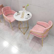 Creative leisure solid wood table cafe baking cake sweet milk tea shop furniture combination and contracted and pure and fresh 2024 - buy cheap