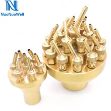 Brass Quality Adjustable Center Straight Jet Sprinkler Pond Pool Landscape Spray Head Garden Square Fountain Nozzle D25 DN40/50 2024 - buy cheap