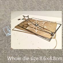 XLDesign Craft Metal Cutting Die cut dies star frame German firmly scrapbook Album Paper Card Craft Embossing die cuts 2024 - buy cheap