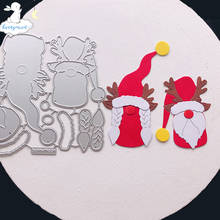 Bunnymoon Santa Claus 2020 New Metal Cutting Dies Stencils for Scrapbooking/photo Album stamps Decorative Embossing DIY Cards 2024 - buy cheap