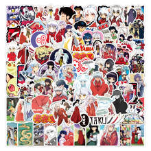 Pegatinas de dibujos animados de Inuyasha de Anime japonés para Snowboard, equipaje, álbum de recortes, portátil, monopatín, coche, calcomanía, juguetes para niños, 50/100 piezas 2024 - compra barato