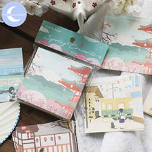 YueGuangXia 8 Designs 120 Pcs Japanese Sakura Memo Pad Kawaii Stationery Notes Portable Notepad School Office Supply Papeleria 2024 - buy cheap