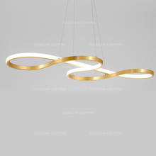 Lámpara colgante de luz led dorada para cocina, accesorio decorativo nórdico, color blanco y negro, para comedor y restaurante 2024 - compra barato