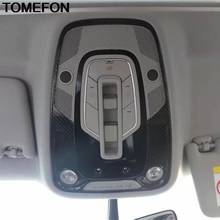 TOMEFON-pegatina de luz de lectura delantera y trasera para Audi A4L, A4, B9, 2017-2019, de fibra de carbono, accesorios interiores 2024 - compra barato