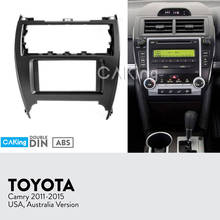 Car Fascia Radio Panel for Toyota Camry 2011-2015 (USA,Australia version) Dash Kit Install Console Facia Plate Bezel Adapter 2024 - buy cheap