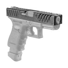 Nova chegada pistola casetactical arma acessórios defesa tático pele slide capa para glock 17/22/31/37 bk/de/od 2024 - compre barato