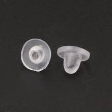 100Pcs Clear Anti-Pain Rubber Clip On Earring Super Soft Silicone Cushion Pads 62KE 2024 - buy cheap