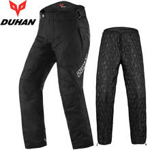 2020 New DUHAN Winter warm Motocycle Riding Pants trousers Windproof Motorbike cycling pant cotton liner with CE protective gear 2024 - buy cheap