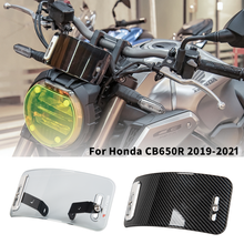 Motorcycle Windshield Windscreen Wind Deflector with Bracket For Honda CB650R NEO SPORTS CAFE 2019 2020 2021 CB 650R Accessories 2024 - buy cheap