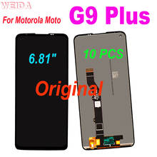 Pantalla LCD Original de 6,81 pulgadas para Motorola Moto G9 Plus, montaje de digitalizador con pantalla táctil, repuesto para Moto G9 Plus, 10 Uds. 2024 - compra barato