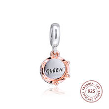 Fits Pandora Bracelet Charm Original 925 Sterling Silver Queen & Regal Crown Dangle Charms Beads for Jewelry Making kralen 2024 - buy cheap