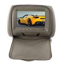 Автомобильный монитор на подголовник сиденья, универсальный мультимедийный плеер с 7 дюймовым монитором для заднего сиденья, MP4 USB SD MP3 MP5, автомобильные аксессуары 2024 - купить недорого