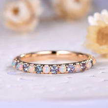 Bettyue Fashion Tail Ring Round Multicolor Stone Alternate With White Stone For Female Attractive Decoration In Banquet 2024 - buy cheap