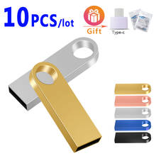 10pcs/lot Top Quality Usb Flash Drive Metal Waterproof Pen Drive 4GB 8GB 16GB 32GB 64GB U Disk Cle USB 2.0 for Photography Gift 2024 - buy cheap