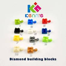 8100pcs/lot Kennie mini NO.3729 Bulk color Parts bulk PLATE 2X2 W. BALL Diamond building blocks Parts DIY toys for gifts 2024 - buy cheap