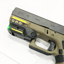 Laserspeed лазерный прицел зеленый Перезаряжаемые свет Вес Компактный Тактический лазерный пистолет для Glock 17 19 самообороны Книги об оружии 2024 - купить недорого