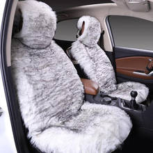 5 seat Keep warm Australian wool seat cover for mitsubishi pajero 4 sport outlander 3 xl lancer 9 10 grandis ASX colt l200 2024 - buy cheap