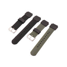 Cinta de náilon 18mm relógio masculino acessórios para casio AE-1200WH SGW-300H 400 AQ-S810W pulseira de couro 2024 - compre barato