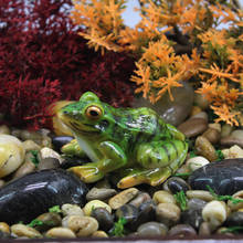 Resin Frog Ornaments Garden Decoration Ornaments Accessories Resin Crafts Gardening Bonsai Decor Mini Animal Sculpture 2024 - buy cheap