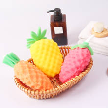 ZhangJi Soft Bath Sponge Ball FruiExfoliating Massager Cleaning Shower Brush  Fruit Sponge 3 Pack Kids Adults Bathroom Supplies 2024 - buy cheap