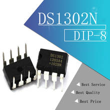 DS1302N-reloj en tiempo Real DIP8 DS1302, Chip de retención de tiempo de carga, 10 Uds., nuevo y original 2024 - compra barato